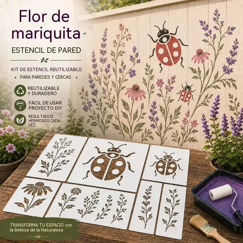 🎄✨Plantillas para pintar jardines (hágalo usted mismo) aptas para todos los espacios🎅✨