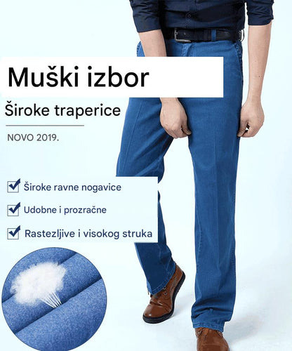 👖👖Nove muške elastične traperice visokog struka iz 2026.