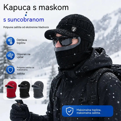 🔥Vanjska kapa od vune otporne na vjetar.