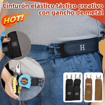 🔥【Paquete de 2】Cinturón ajustable y cómodo con hebilla de velcro universal elástica.