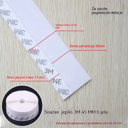 🚪 PVC brtvena traka za donju stranu vrata – Otporna na prašinu i propuh