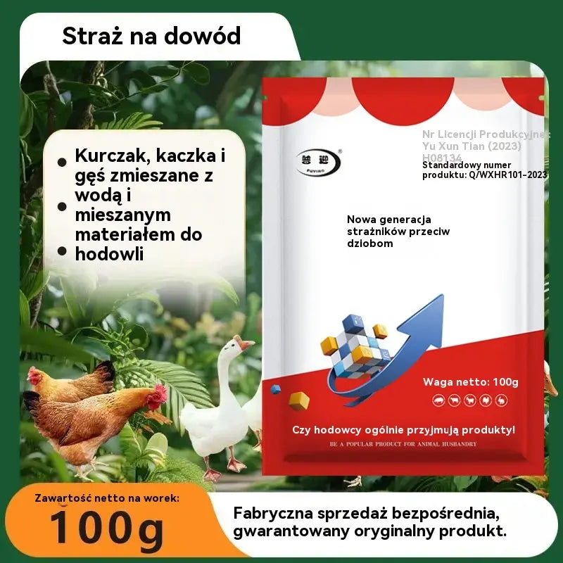 🐔【Kup 2, a 2 dostaniesz gratis】🐓Suplement weterynaryjny zawierający mikroelementy zapobiegający dziobaniu, odpowiedni dla kur, kaczek, gęsi i innych ptaków, które dziobią kloakę, pióra lub jaja.