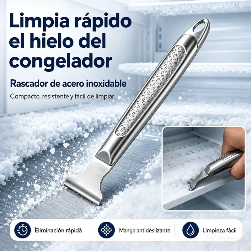 【2 piezas 24€】Espátula de acero inoxidable para descongelar el refrigerador