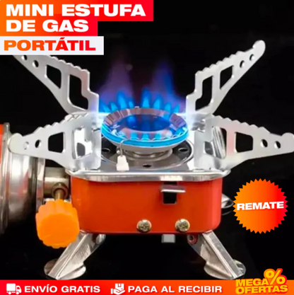 👍👍Mini hornillo de gas portátil para exteriores. Hornillo portátil para camping.