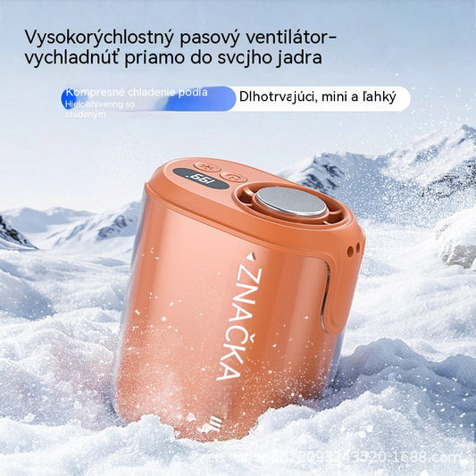 🌀 Hands-free ventilátor s LED displejom, integrovaným klipom a 199 nastaviteľnými rýchlosťami