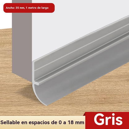 🚪🔥¡Compra 1 y llévate 1 gratis! 🔥 Burlete inferior de PVC para puertas – ✅Antipolvo y antiviento ✅Repelente de insectos y roedores