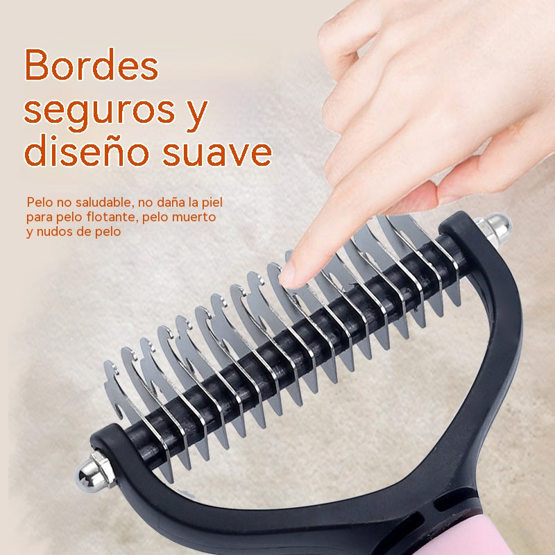 Compra 1 y llévate 1 gratis:🐶 Peine de 2 piezas para perros - Peines desenredantes