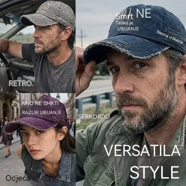 🧢🧢 Vintage vezeni šešir, izdržljiv, elegantan i luksuznog dizajna.
