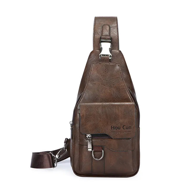 🎒 Retro-stilska vodoodporna torba iz pravega usnja: nepogrešljiv kos za vsakodnevne poti na delo.