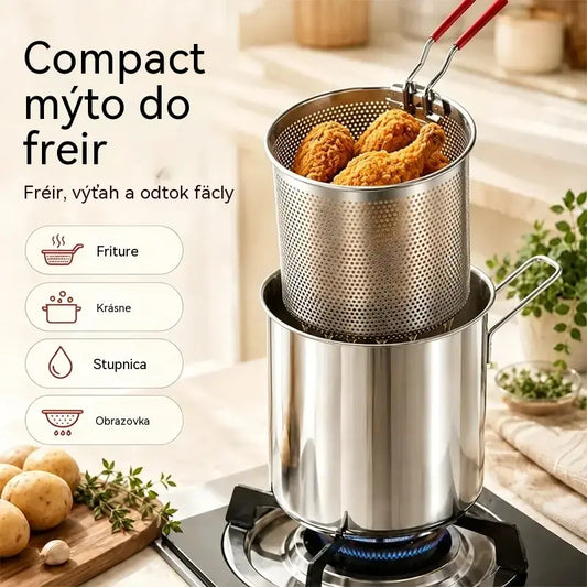 🔥 POSLEDNÝ DEŇ! -50% | Multifunkčná fritéza 304 | Jednoduché, rýchle a bezproblémové varenie 🍳