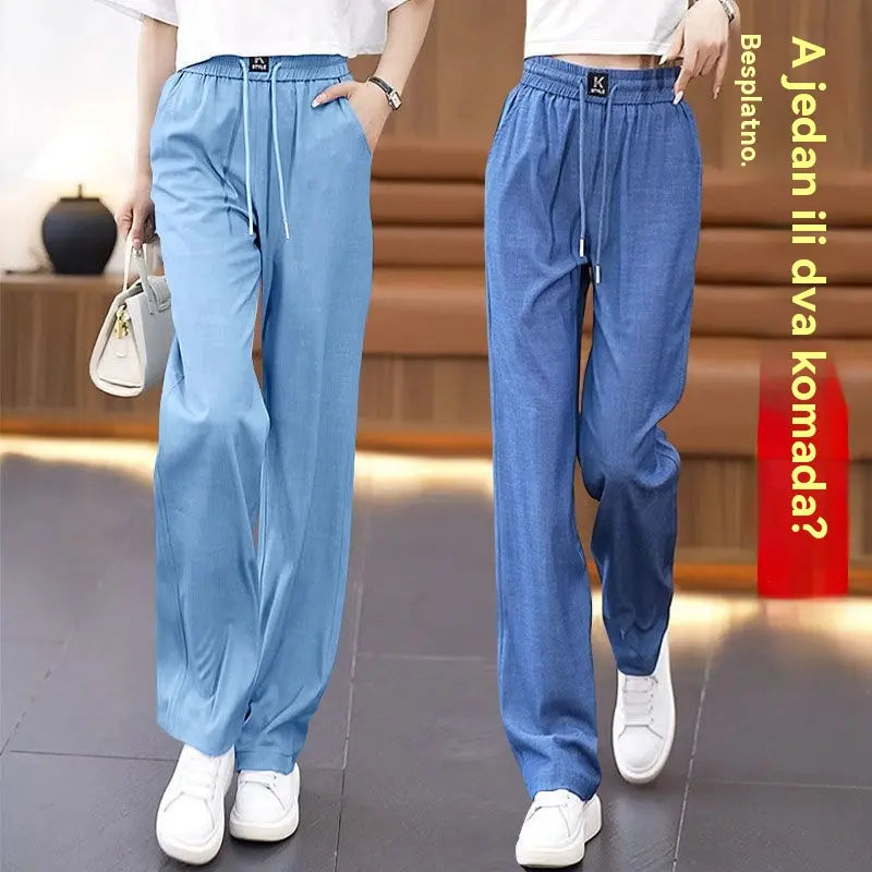 🔥👖【S-3XL】Nove visokokvalitetne mekane ležerne hlače s draperijom iz 2026.