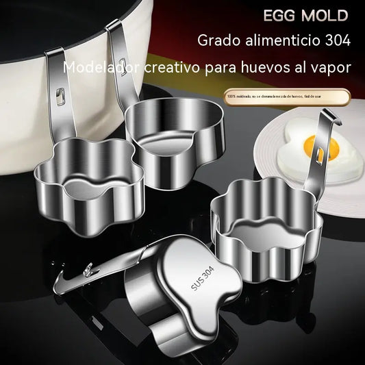 2 piezas 27 €- Molde de acero inoxidable 304 para huevos fritos