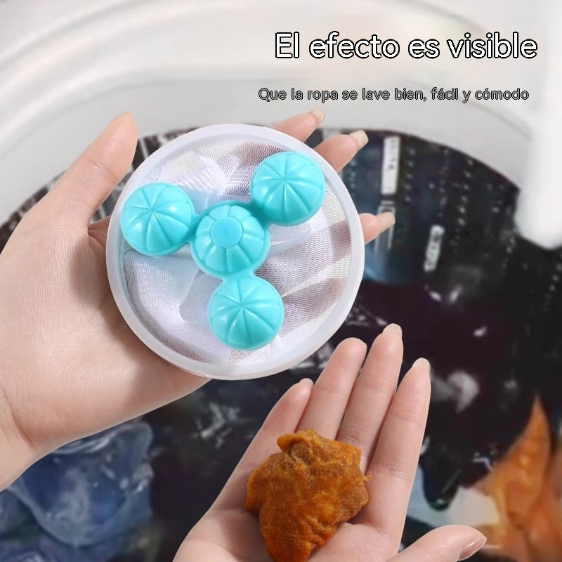 3 piezas 🎉 Bolsas flotantes de malla polar para lavandería
