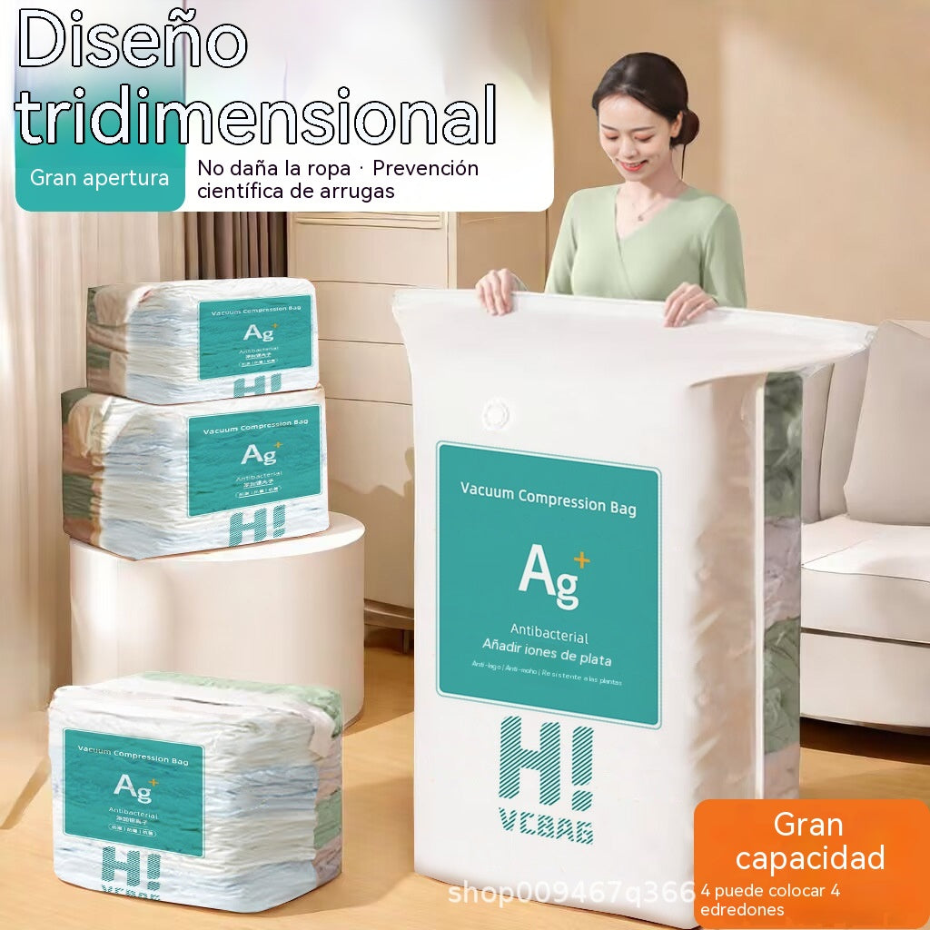 Paquete de 5 🤩🤩 Bolsas de compresión al vacío antibacterianas sin extracción