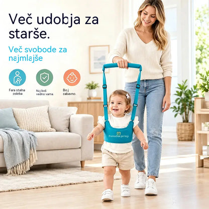 👶🍼 Nosilka za hojo in učenje | Nosilka za dojenčke 2 v 1, udobna, zračna in odporna proti padcem