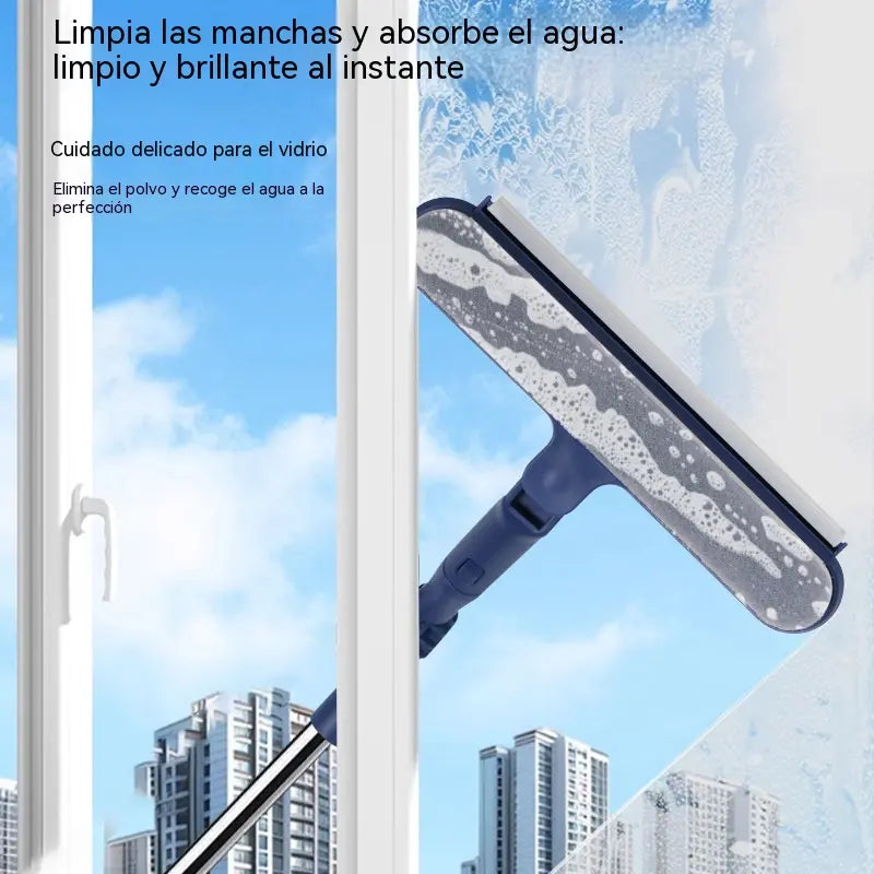🎉 ¡Oferta especial! 🎉 Limpiacristales tipo rasqueta para ventanas de edificios de gran altura.