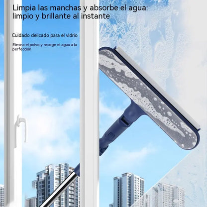 🎉 ¡Oferta especial! 🎉 Limpiacristales tipo rasqueta para ventanas de edificios de gran altura.