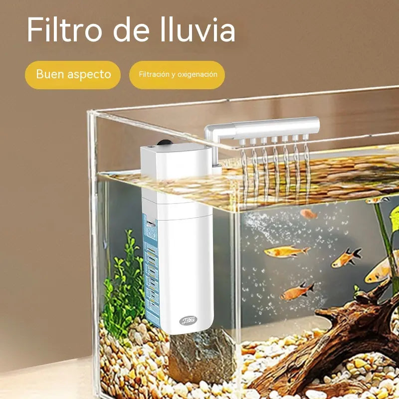 Filtro interno 3 en 1 y bomba para cambio de agua para acuarios