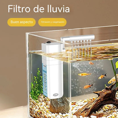 Filtro interno 3 en 1 y bomba para cambio de agua para acuarios