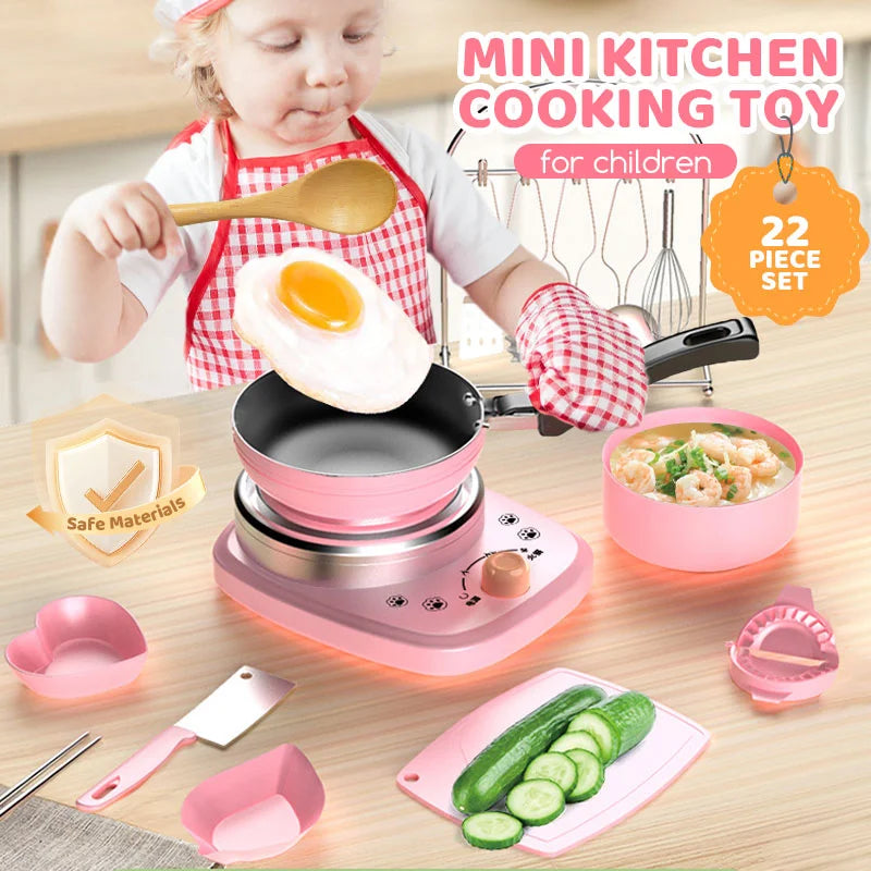 🎁【El mejor regalo para niños】🍳 Mini juguetes de cocina para niños