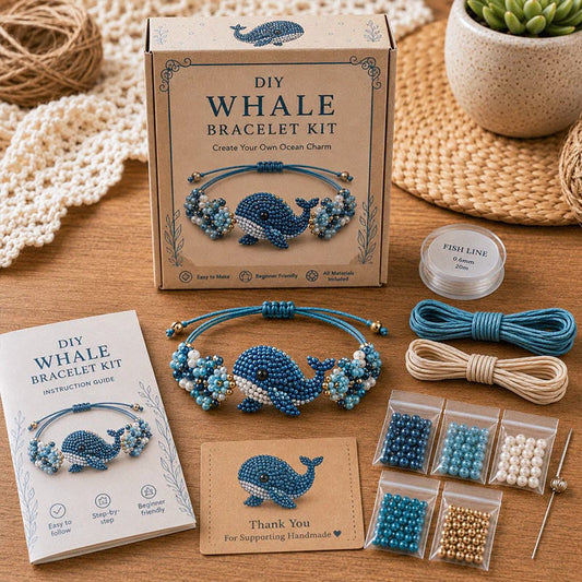 📿🐶 Un completo kit para hacer bisutería: paso a paso, cuentas de vidrio de alta calidad, ¡lleno de diversión creativa!