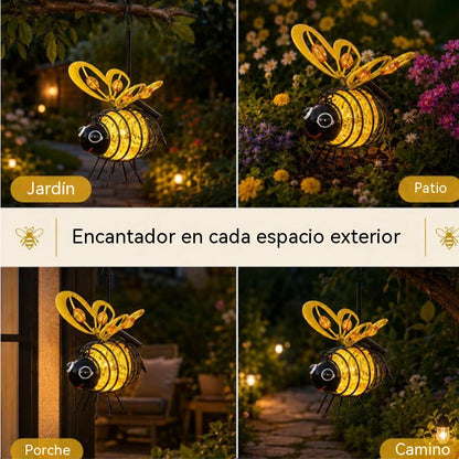 2 artículos por 29 €🌙🍃Lámpara colgante solar con forma de abeja: luz ámbar cálida, sin parpadeos, ideal para fiestas en el jardín, acampadas o habitaciones infantiles🌞🌜