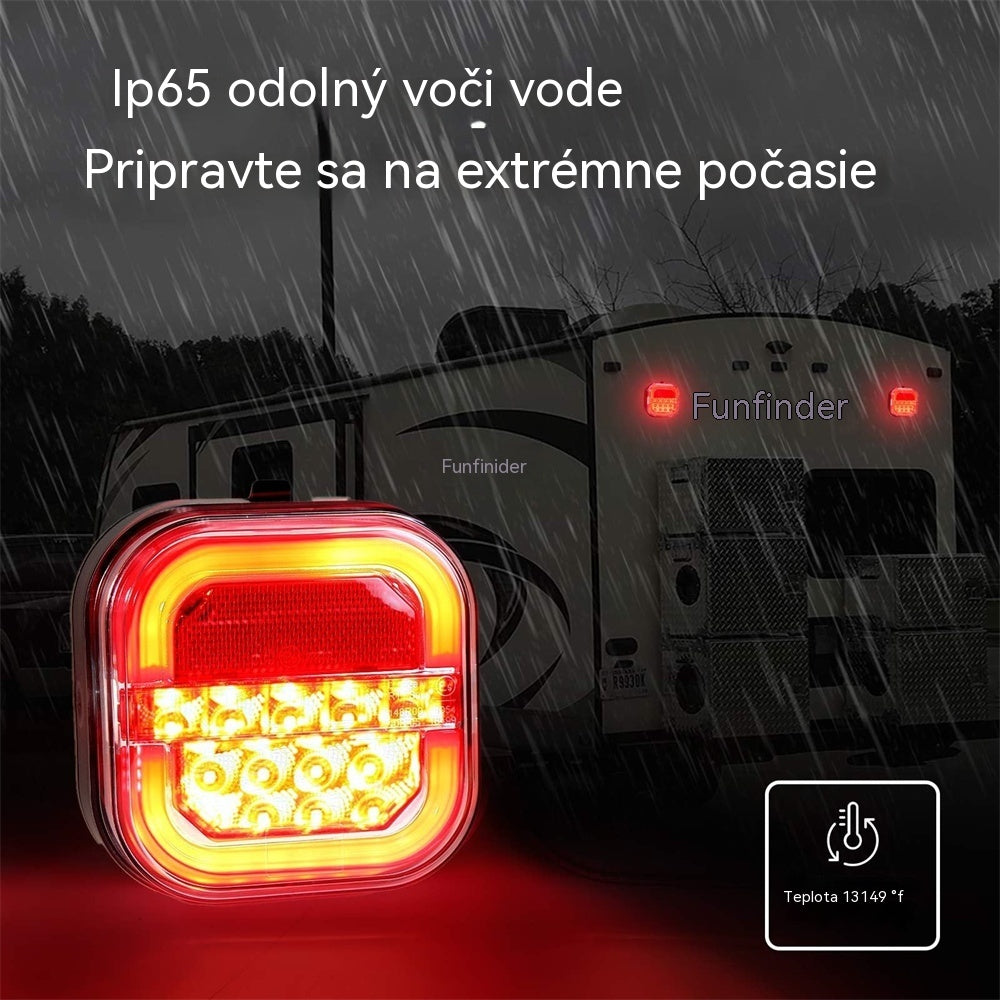 🚦【Univerzální 12V/24V】🚦 LED světlo na přívěs