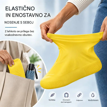 【2 para za 20 €】Preprečite, da bi se vaše superge premočile! Trpežne vodoodporne prevleke za čevlje: nedrseče in zložljive – preproste za prenašanje v torbi 🌧️