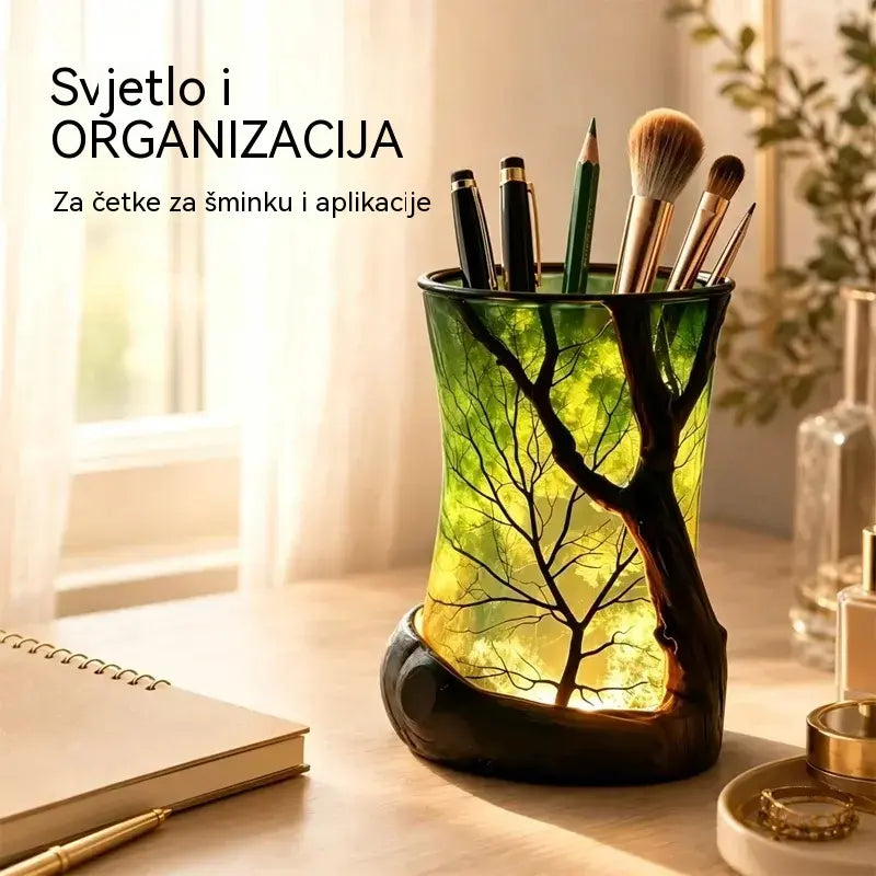 🍃✨ Sanjiva svjetiljka u obliku šumskog lista | Osvijetlite svoj dom prirodnim šarmom