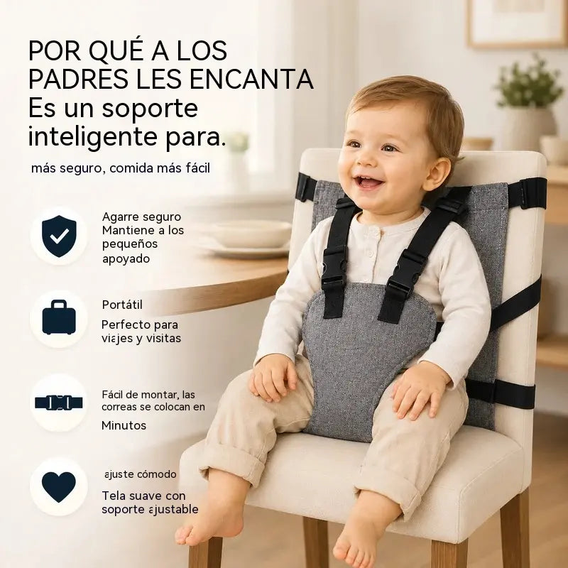 👶¡Disfruta ahora de un 50% de descuento! Cinturón de seguridad portátil para trona de bebé