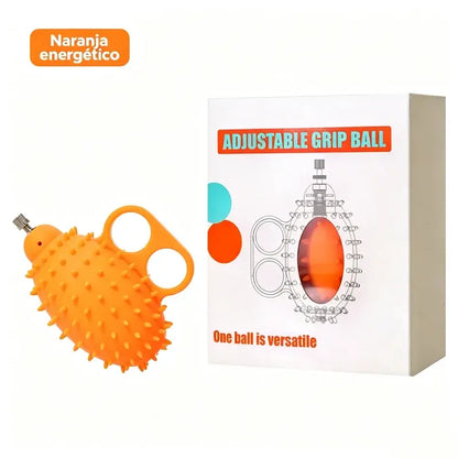 Pelota ortopédica para la recuperación de dedos y manos, con anillos de fijación, dispositivo de entrenamiento de fuerza y movilidad para personas mayores o con secuelas de un derrame cerebral.