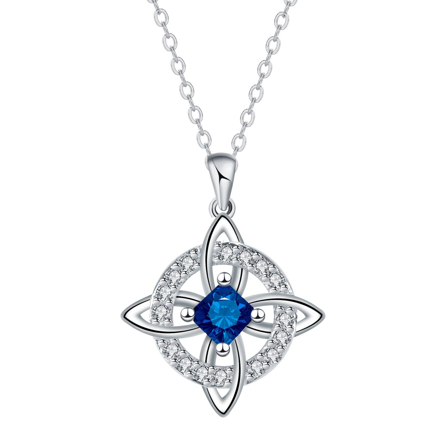 Collar místico de nudo de bruja con piedra de nacimiento 🔮💞 Protege a tus seres queridos