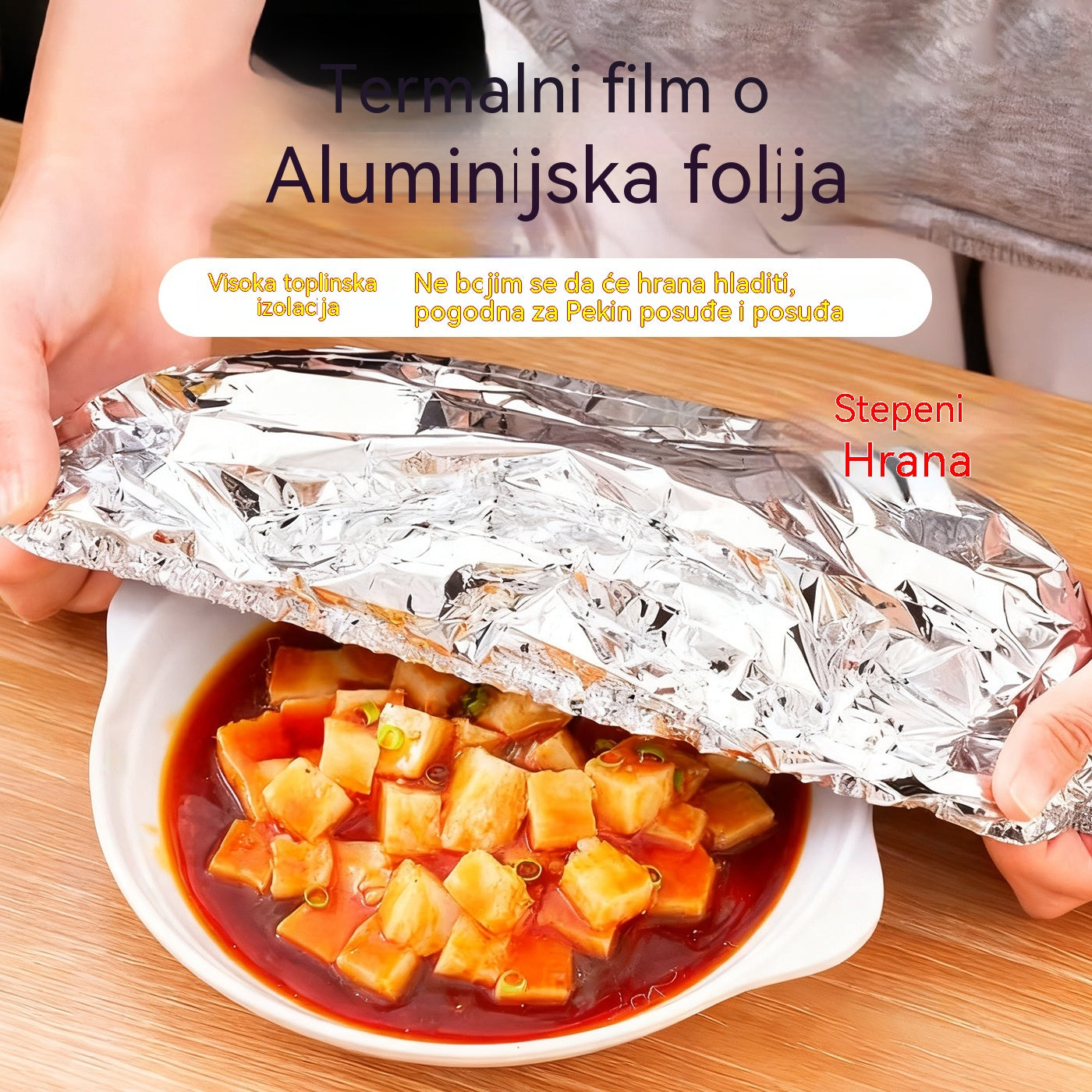 📢📢 50% popusta! ⏰【Pakiranje od 100 komada】Aluminijska folija za izolaciju