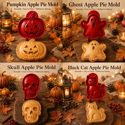 4 artículos 28€-🎃 Juego de moldes para minipasteles de Halloween: 8 diseños espeluznantes para una repostería festiva y sencilla