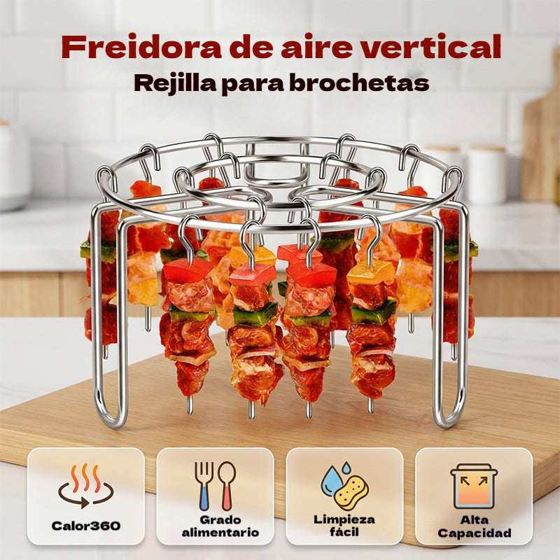 2 juegos por 28 euros✨Parrilla de acero inoxidable para brochetas🍢
