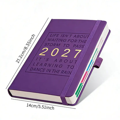 🎁Novinka na rok 2026 s 50 % zľavou💥Plánovač na rok 2027 – formát A5, jedna strana s dátumom na každý deň – ideálny na denné poznámky a plánovanie do budúcnosti ✨