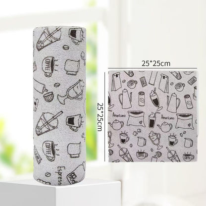3 artículos 30€-[3 rollos duran más de un año.] Rollos de paños de limpieza reutilizables y multiusos.