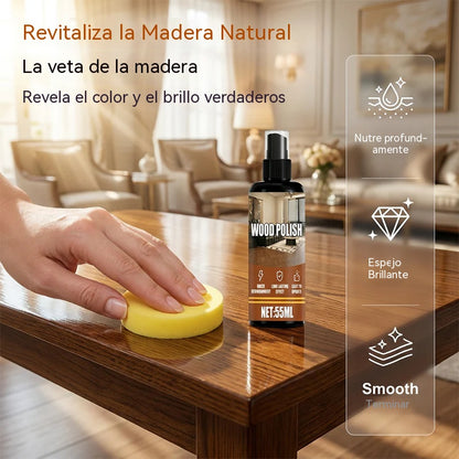 [Compra 1 y llévate 1 gratis] 200 ml + 2 esponjas 😆 Spray para eliminar el moho de la madera