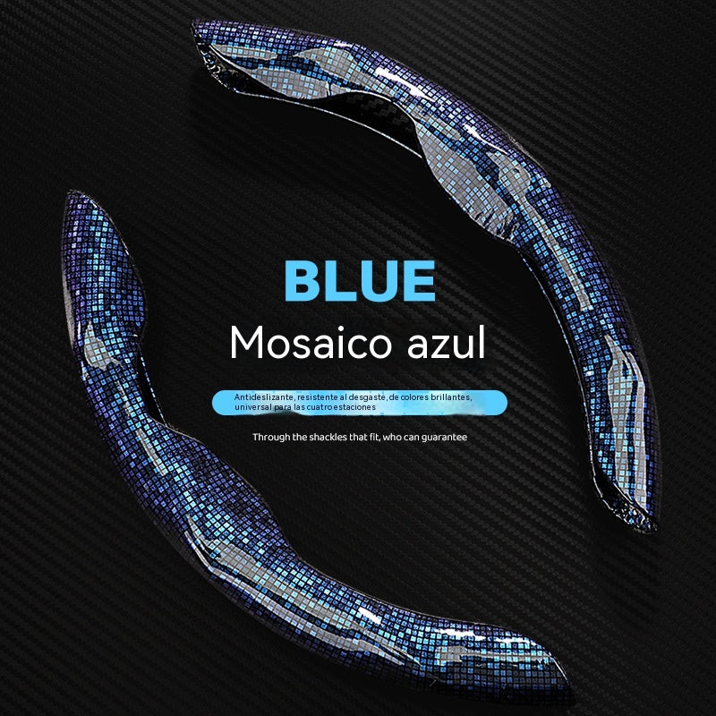 【31€】1 juego de 2 piezas-Funda para volante segmentada con diseño de mosaico