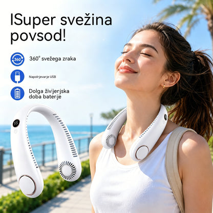 💨 Ventilator s podaljškom za klimatsko napravo – Izjemno tih, prenosljiv in z možnostjo vrtenja za 360° – Idealno za poletje 🌞