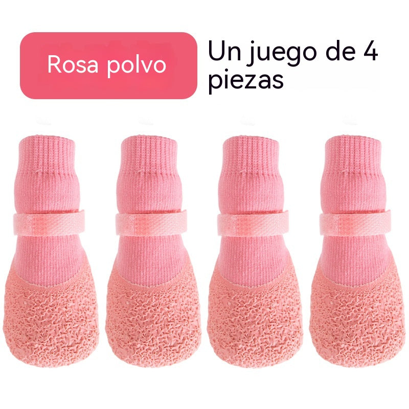 🐕🐕【25€】2 juegos 8 piezas-Nuevos calcetines impermeables para perros. Botas de lluvia de silicona para perros. Antideslizantes y resistentes al desgaste.
