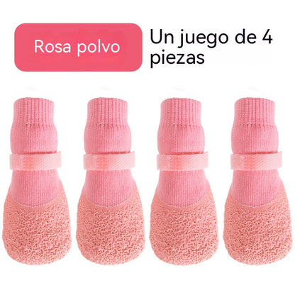🐕🐕【25€】2 juegos 8 piezas-Nuevos calcetines impermeables para perros. Botas de lluvia de silicona para perros. Antideslizantes y resistentes al desgaste.