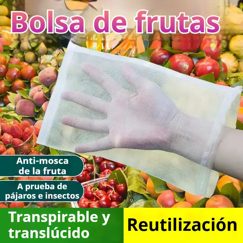 【30%OFF】【50 piezas（30x20cm）】Red de insectos para moscas de frutas, red de protección de árboles de paisaje para pájaros, bolsas de red de jardín para proteger flores, plantas, frutas, verduras