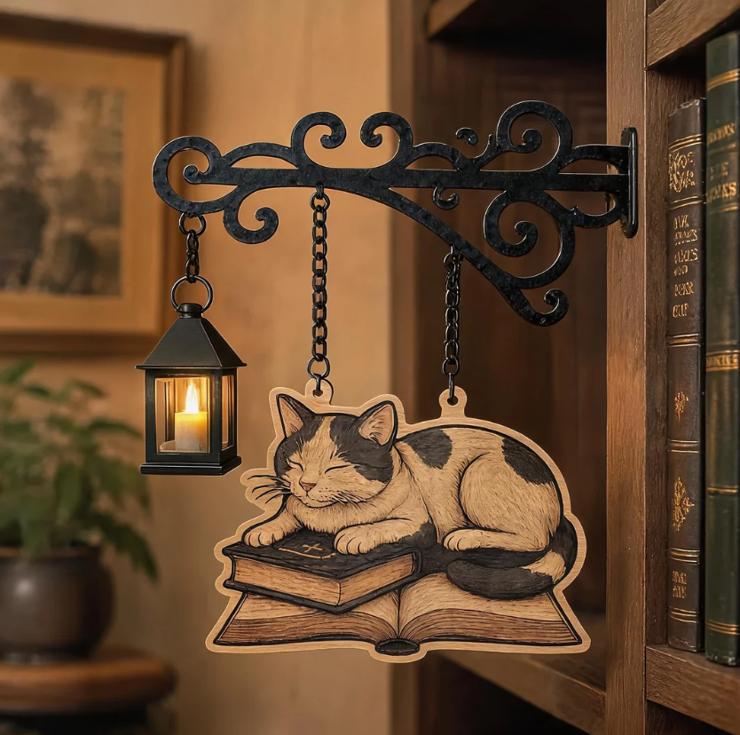 🎁🎁Mini luz de lectura estilo farola antigua