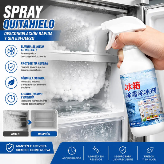 🔥Promoción último día 49% OFF - 🧊Spray descongelante para frigorífico-congelador