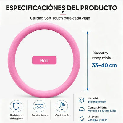 Funda protectora para el volante del coche