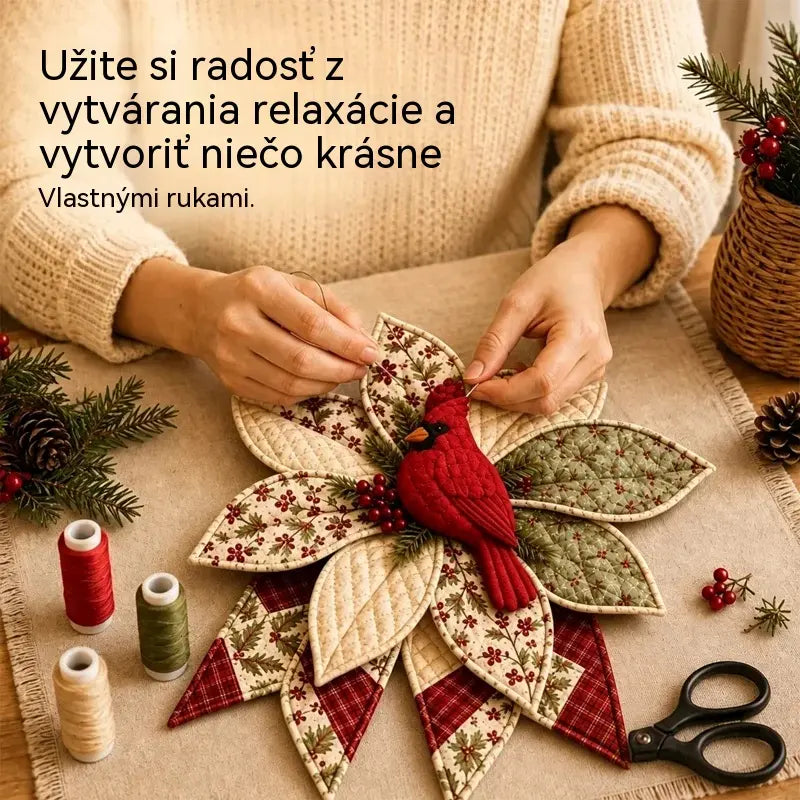 🎇🎄Prešívaná súprava na šitie na zavesenie na vianočné dvere (7 vzorov)