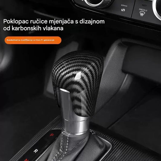 Dekorativna čahura ručice mjenjača od karbonskih vlakana