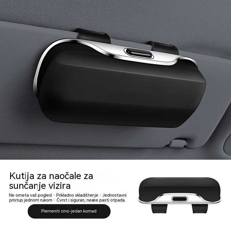 🕶️🚗Futrola za automobilske naočale s štitnikom od sunca ｜ Pogodno za sva vozila