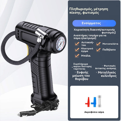 🚗💨✅Compra 1 y llévate 1 gratis🔥Inflador de neumáticos portátil inalámbrico multifuncional para coche con pantalla digital